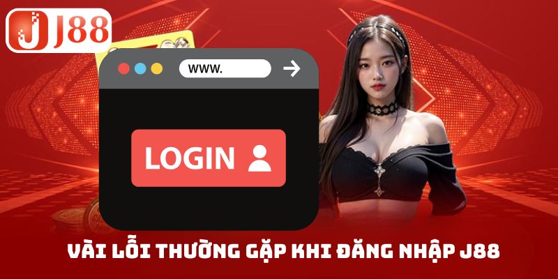 Một số lỗi hay gặp khi tiến hành đăng nhập đơn vị J88